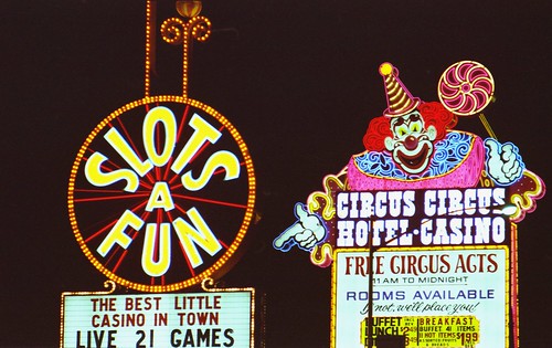 Slots-A-Fun & Circus-Circus Signs - 1982