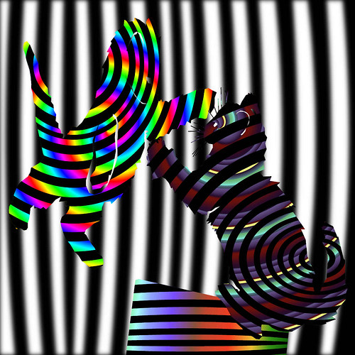casino-cat-catsino-kitten-fight-op-art-illusion