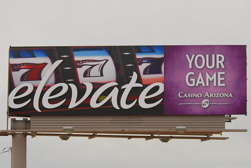 Elevate Your Game - Casino Arizona billboard - Santan Freeway Loop 202
