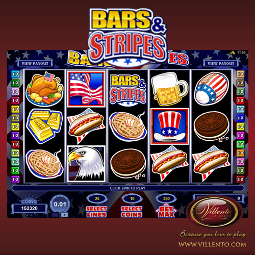 Bars and Stripes Video Slot - Online Casino Game