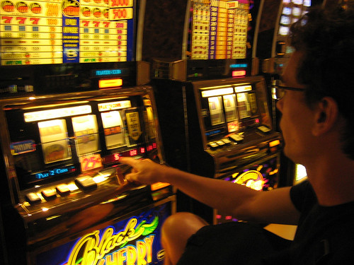 Las Vegas - Bellagio casino - slot machines