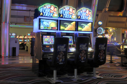 Star Trek the Slot Experience at the Hilton Hotel and Casino in Las Vegas Nevada, USA.