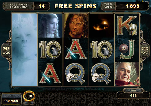 Lord of the Rings: The Fellowship of the Ring - Free Spins