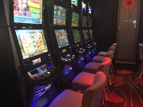 Row of Video Slots at the Olympic Park Casino
