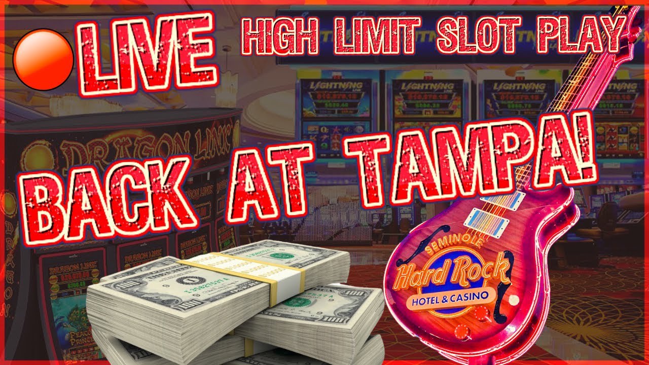 ? K LIVESTREAM HIGH LIMIT SLOT PLAY  FROM SEMINOLE HARD ROCK TAMPA   to 0 SPINS ONLY ?
