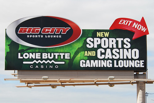 Billboard for Lone Butte Casino - Santan Freeway Loop 202
