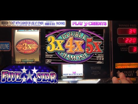 CLASSIC OLD SCHOOL German Online Casino SLOTS: FIVE STAR + DOUBLE 3X 4X 5X DIAMOND SLOT PLAY! 3X4X5X! 5 STAR SLOT