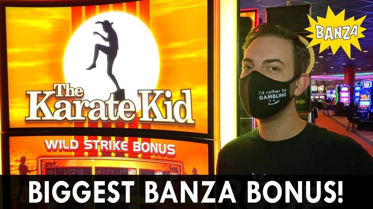 ? My Biggest BANZA Bonus ? The Karate Kid at Coushatta German Casino