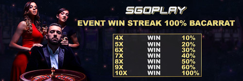 WIN STREAK BACCARAT 100%