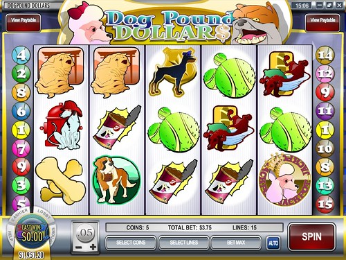 Dog Pound Dollar- Video Slot- Rival Gaming Casino Games