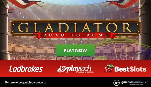 Ladbrokes Casino adds Gladiator Road to Rome Jackpot Slot Game