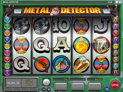 Metal Detector- Video Slot- Rival Gaming Casino Games