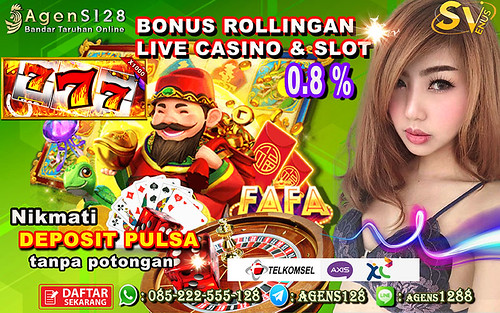 Nikmati Bonus ROllingan Live casino &  Slot 0.8%
