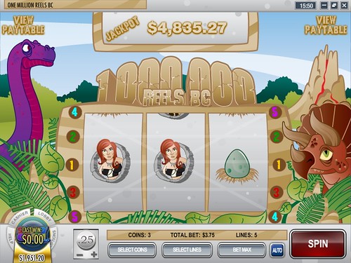 One Million Reel BC- Progressive Slot- Rival Gaming Casino Games