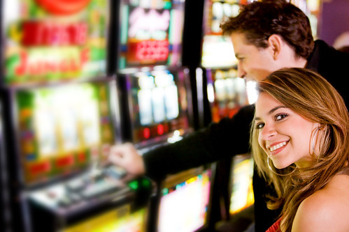 couple at the casino