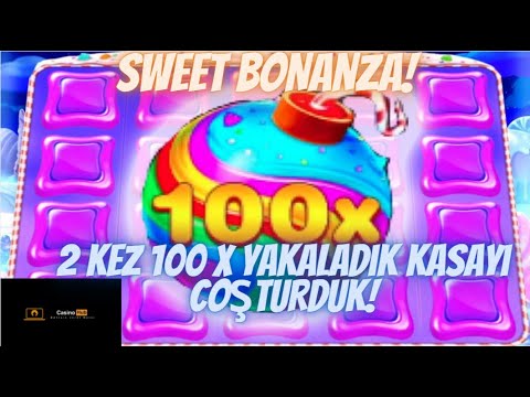SWEET BONANZA l BOL 100X'Lİ VURGUN l #SWEETBONANZA #SLOT #DOGHOUSE #GEMSBONANZA #RULET #CASİNO