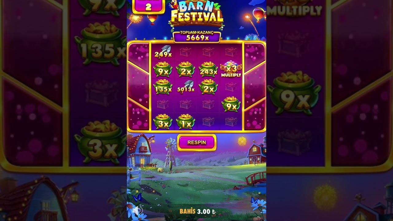 Barn Festival 17.000 Katı !! #German Casino #slot