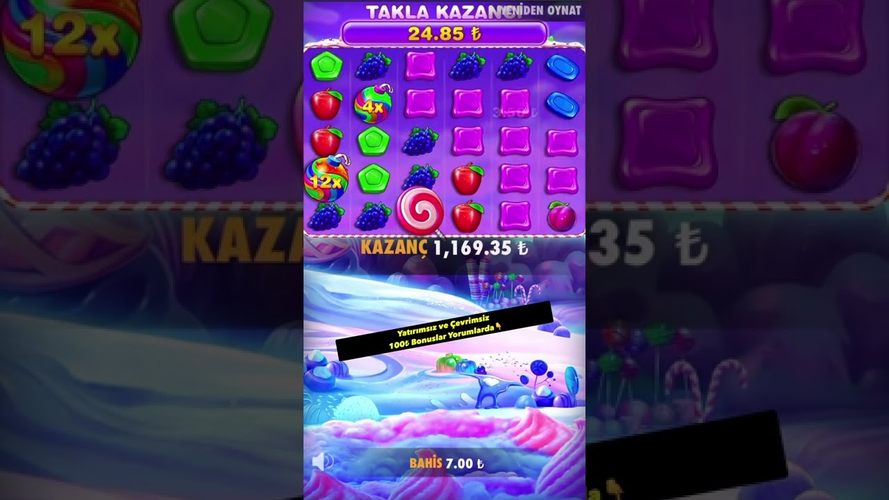 Lolipop Taktiği İle Big Winlere Devam – Sweet Bonanza Rekor Kazanç – #German Casino #slot #slotoyunları