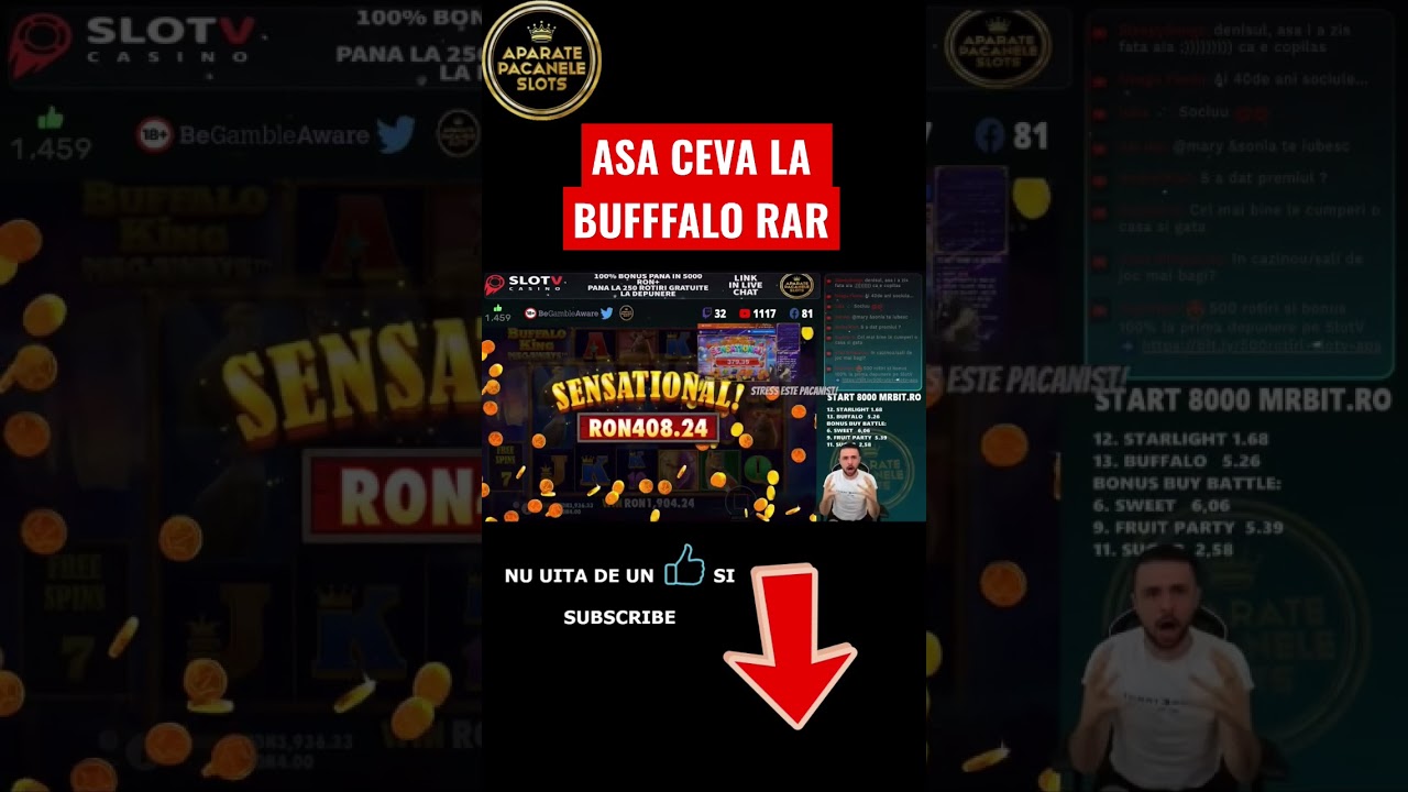 MAX WIN EPIC LA BUFFALO?❗️ SUPER PLATA! #aparate #pacanele #slots #German Casino #bigwin