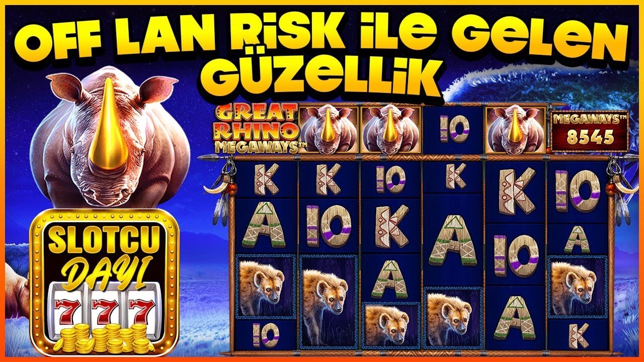 SLOT OYUNLARI ? GREAT RHINO MEGAWAYS ? VURGUN VAR VURGUN ? #slot #slotoyunları #German Casino #rulet