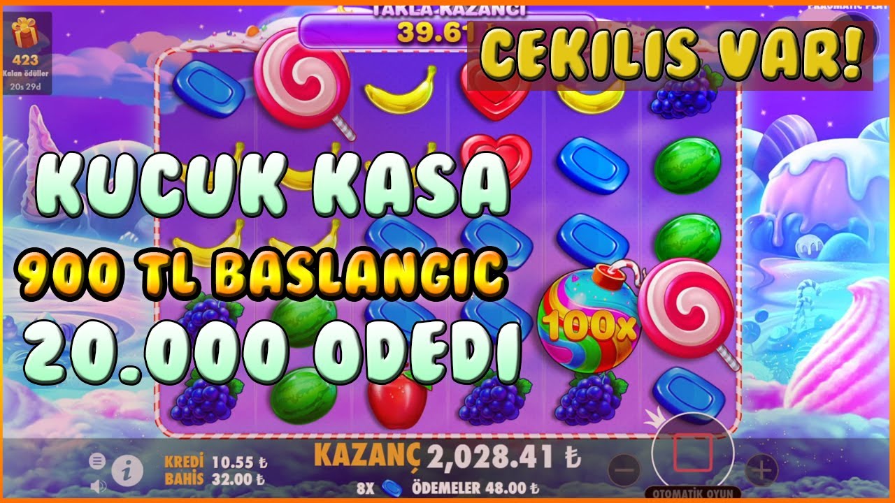 SWEET BONANZA | KÜÇÜK KASAYA 20K ALDIK | ÇEKİLİŞ VAR #slot #German Casino #slotoyunları #sweetbonanza