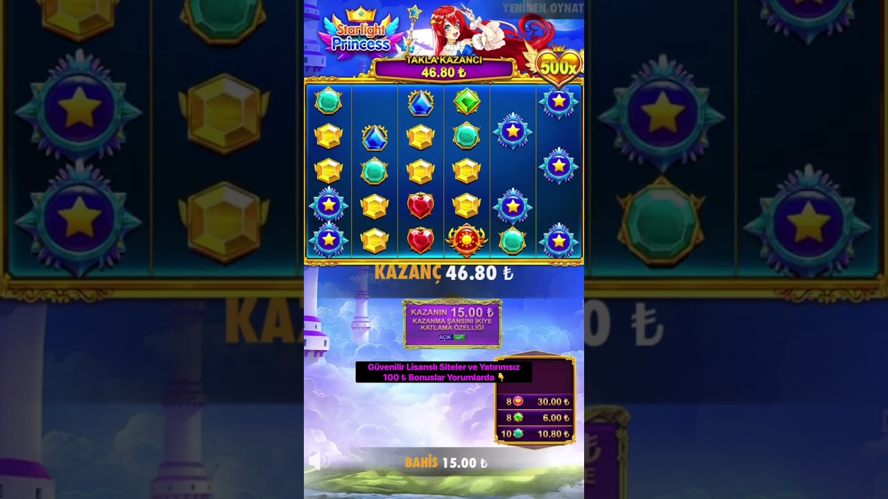 Dedenin Kızından Türkiye Rekoru Ara Ödeme – Starlight Princess Ara Ödeme – #slot #German Online Casino #shorts