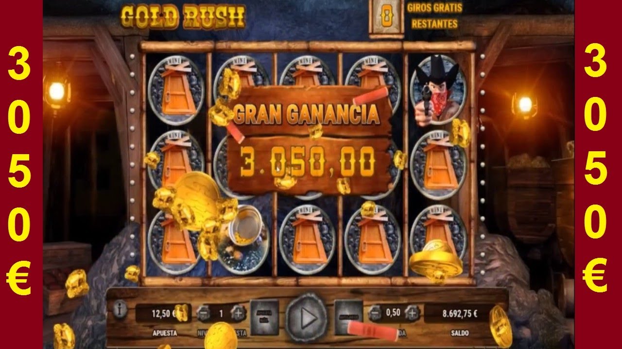 GOLD RUSH SLOT German Casino WIN 3050€