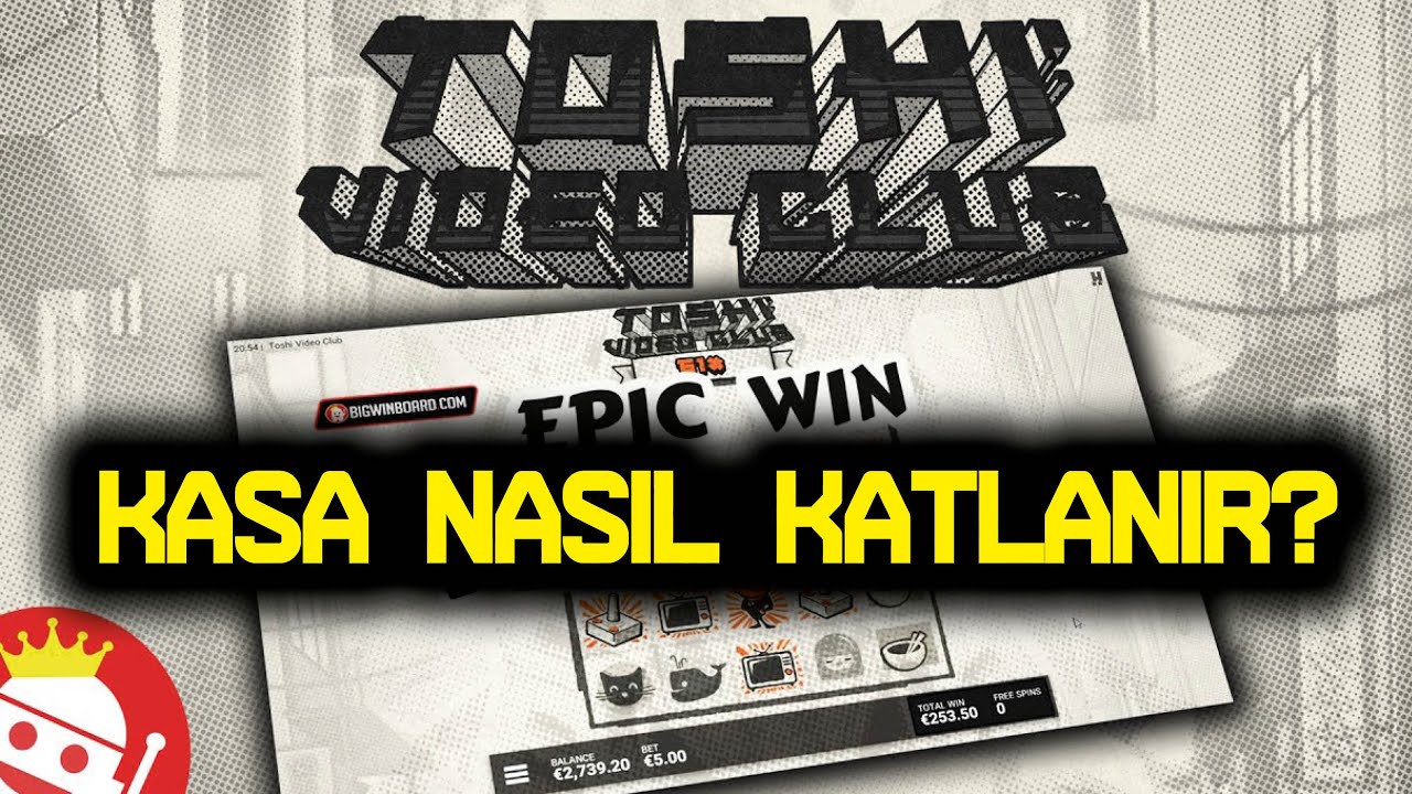 ÖNERDİĞİNİZ  SLOT OYUNLARI ⭐TOSHI VIDEO CLUB ⭐ KASA NASIL KATLANIR ? #slotoyunları #slot #German Online Casino