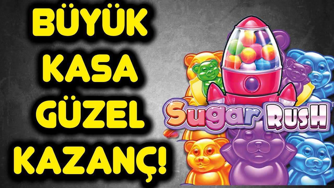 SLOT OYUNLARI ⭐ SUGAR RUSH ⭐ BÜYÜK KASA İLE GÜZEL KAZANÇ ALDIK #slot #German Casino #slotoyunları