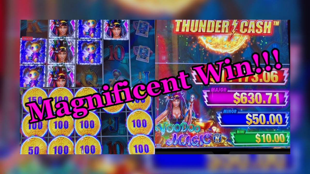 Thunder Cash Voodoo Magic Slot Machine!! i got magical win!!! #slots #German Online Casino #slotmachine