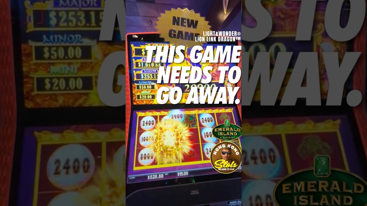  BET BONUS TRIGGER ON THE NEW EMERALD ISLAND German Casino SLOTMACHINE!!! #shorts #lasvegas #fyp #foryou