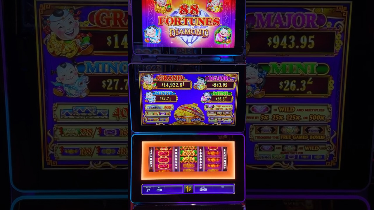 88 FORTUNES DIAMOND SLOT | Honey Slots #vegas #German Casino #money