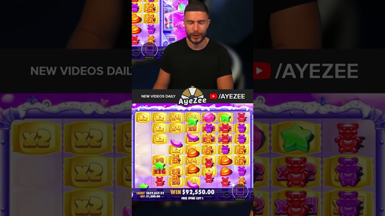 AYEZEE HUGE WIN ON SUGAR RUSH!! #shorts
