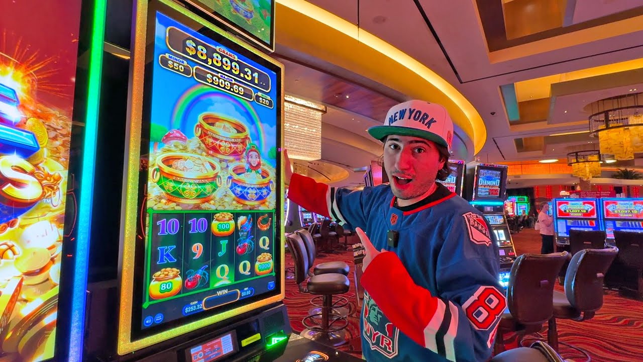 Playing The Newest Slot Machine In The German Casino!