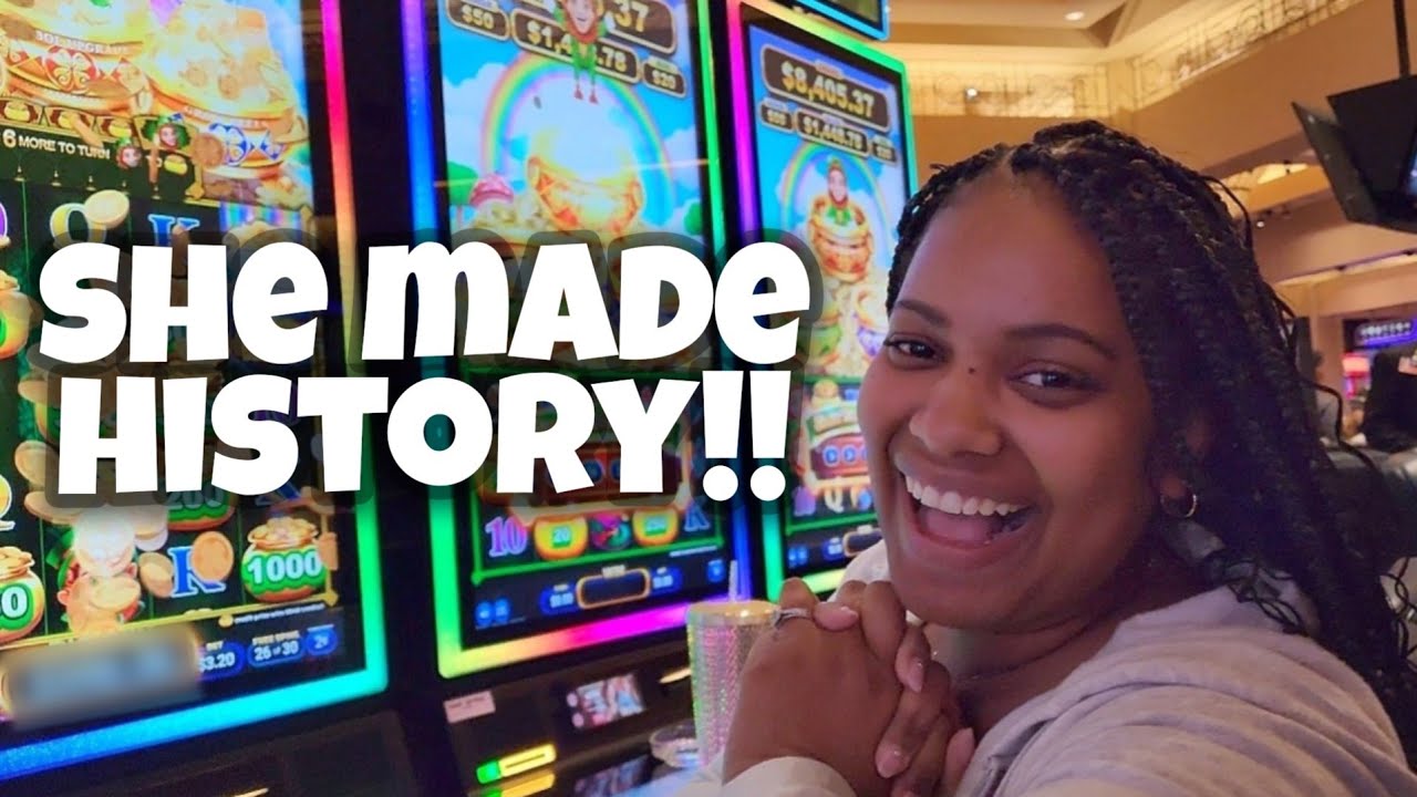 She Made History On This Slot Machine too Won HUGE!! ??