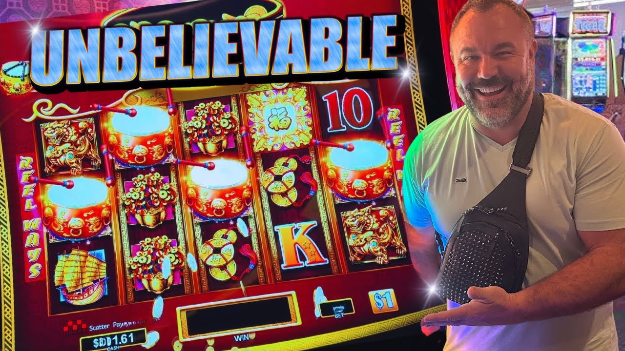 .1 Million Dollar Dancing Drums Triggers A RARE 5 Bonus Symbol Jackpot!