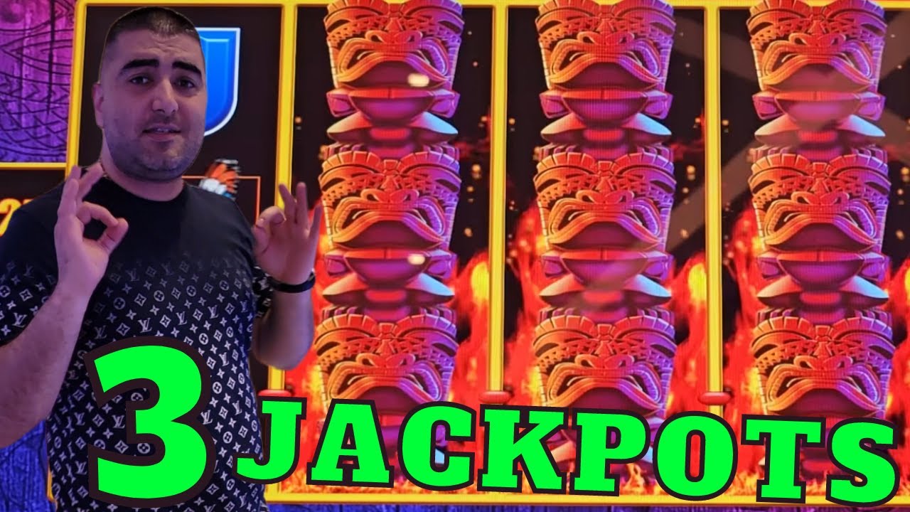 3 JACKPOTS On Same Slot Machine In Las Vegas German Casino