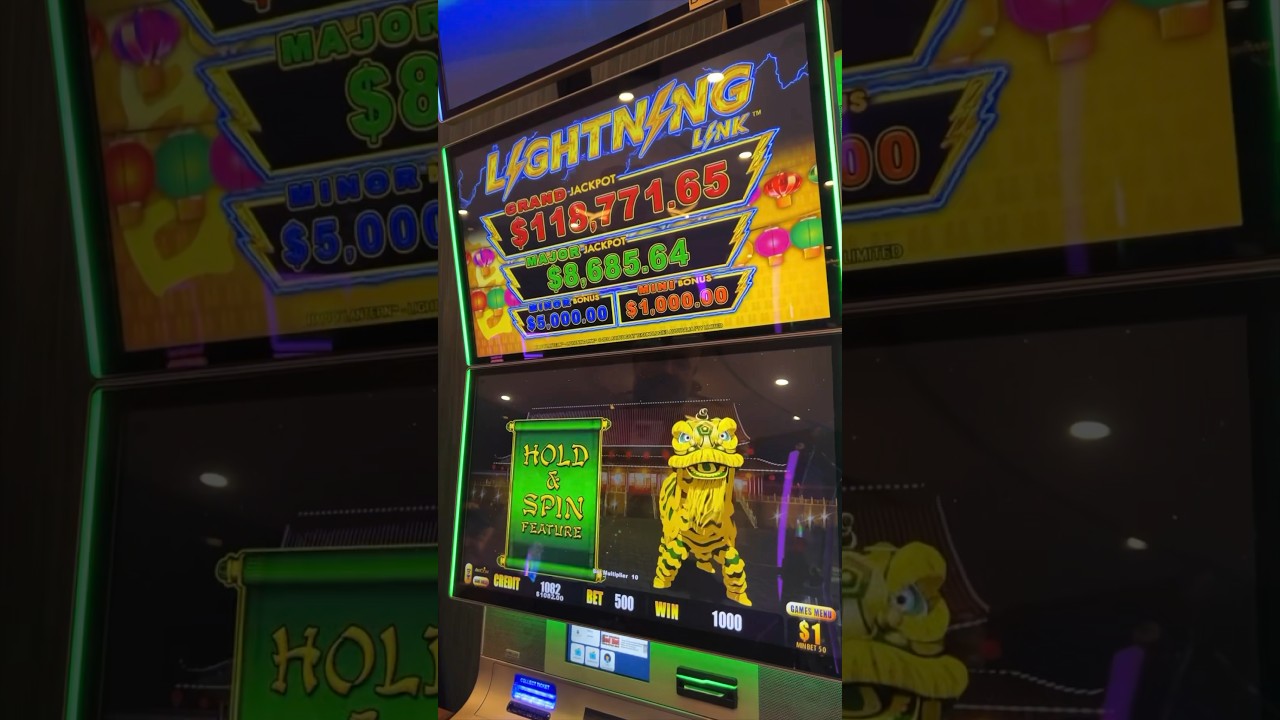 0 Bet on Lightning Link #German Casino #gamingshorts #slots