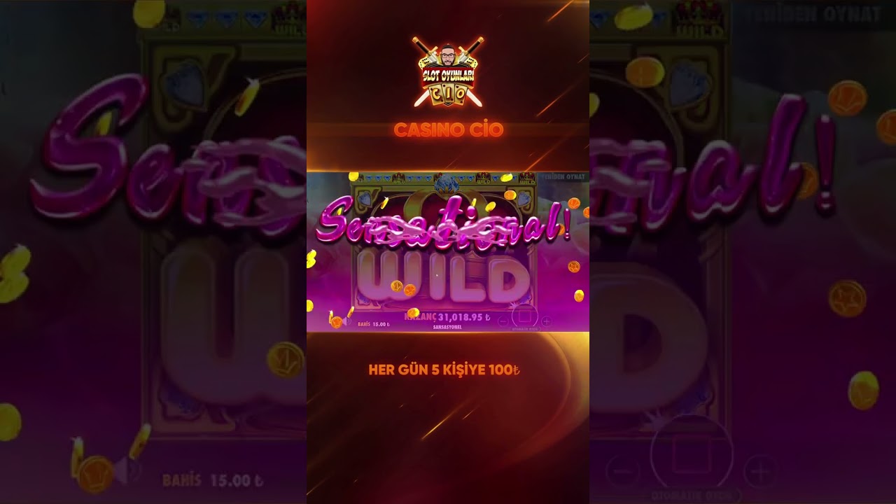 ⭐️TAM EKRAN WILD İNANILMAZ KAZANÇ!⭐️ SLOT SİZDEN GELENLER.⭐️ #slot #German Online Casino #shorts
