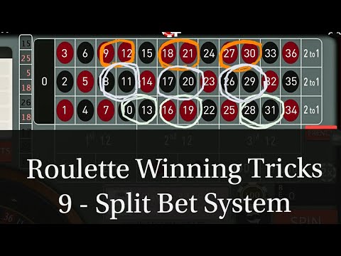 9 – Split Bet System Online German Casino Game Roulette Winning Tricks